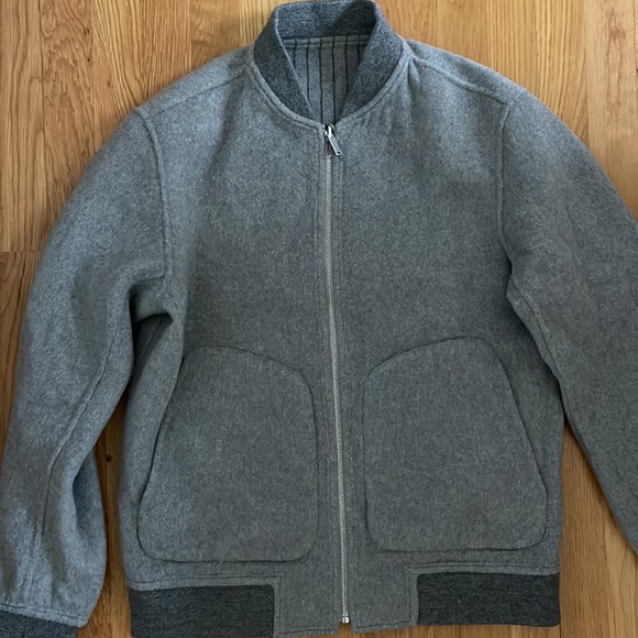 Theory Jackets & Coats Theory Mens Reversible Cashmere Bomber